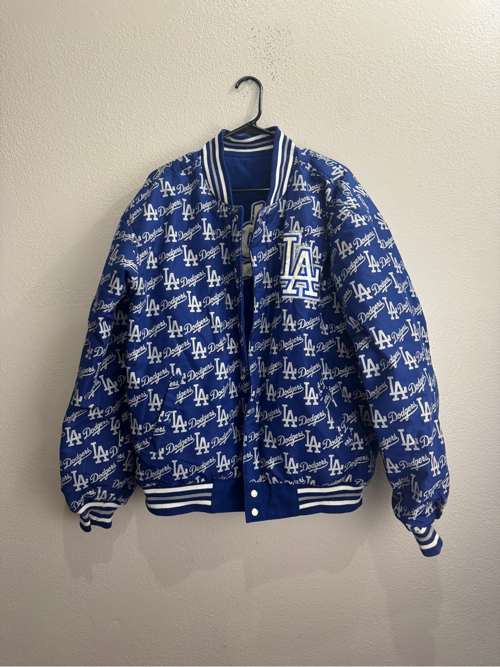 JH Design Los Angeles Dodgers Vintage Jacket Size XL